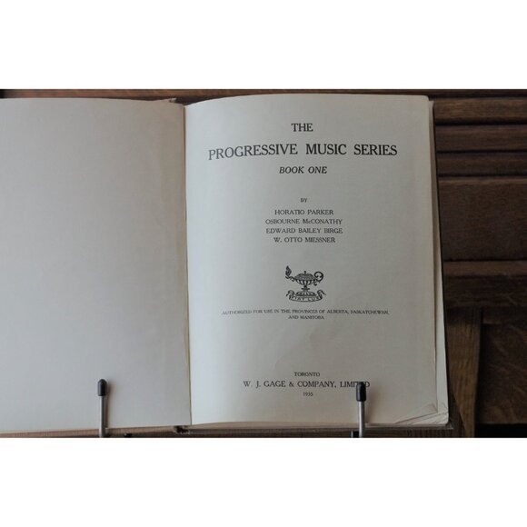 The Progressive Music Series Books One and Two, W. J. Gage, 1930, 1935 Vintage - Picture 2 of 9
